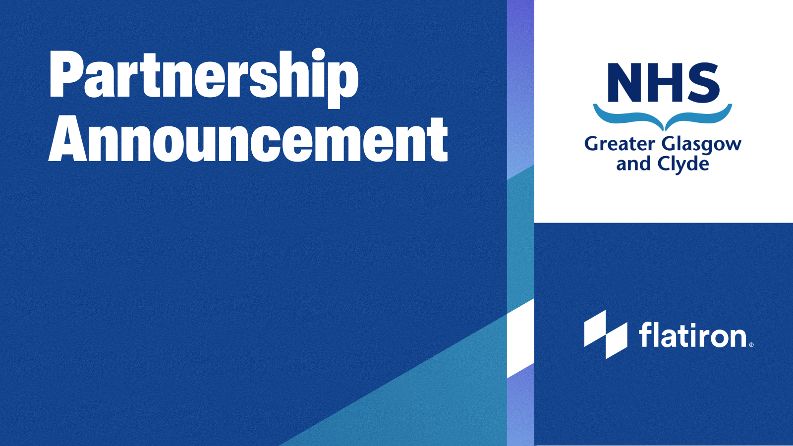 NHS Greater Glasgow and Clyde partnership announcement